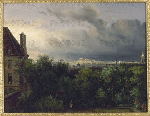 View of Paris, taken from Montparnasse, 1829.