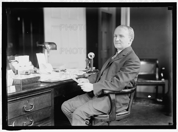 Joseph Tumulty, between 1913 and 1917. Creator: Harris & Ewing.