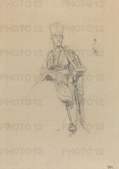A French Hussar, c. 1865.