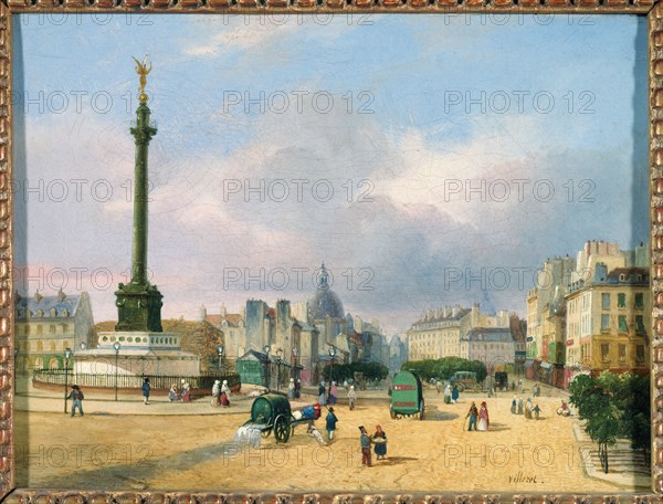 Place de la Bastille, c1840.