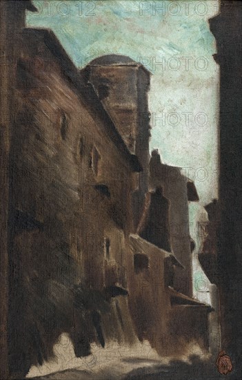 Une rue, between 1856 and 1862.