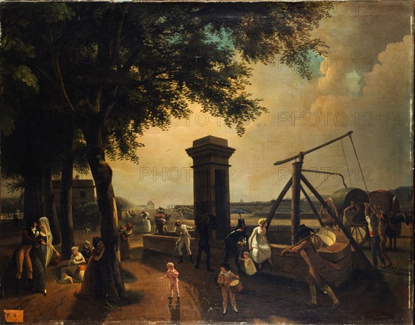 Cours-la-Reine market pump, 1802.