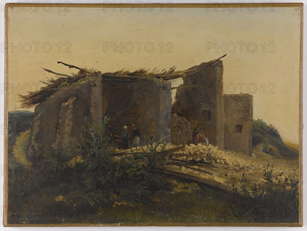 Plaster Kiln in Montmartre, 1834.