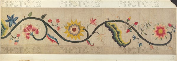 Crewel Embroidery (Border), c. 1938.