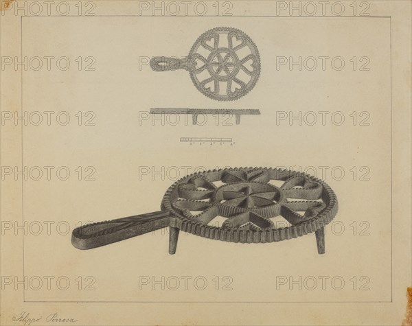 Pa. German Flat-iron Stand, 1935/1942.