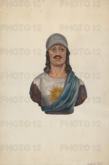 Figurehead: Warrior with Helmet, c. 1938.