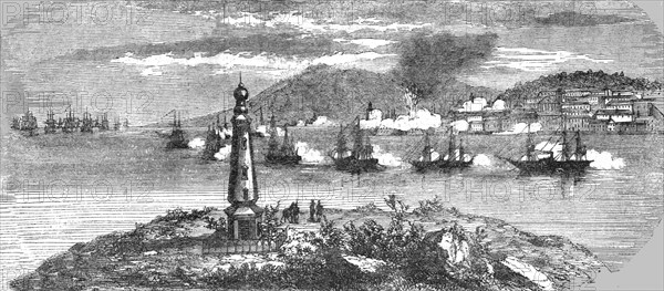 'Bombardment of Odessa, April 26, 1854', 1854. Creator: Unknown.