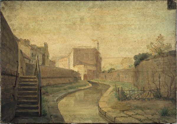 The Bievre, rue Croulebarde, 1890.