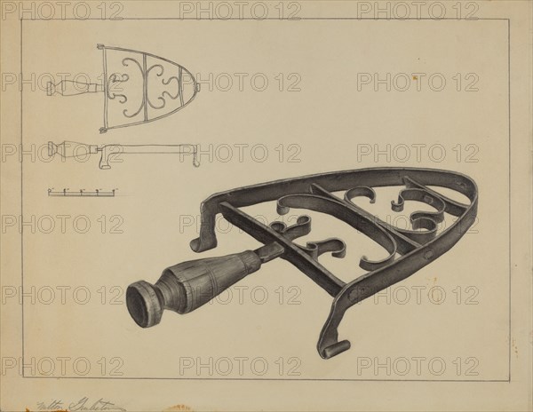 Pa. German Flat-iron Stand, 1935/1942.