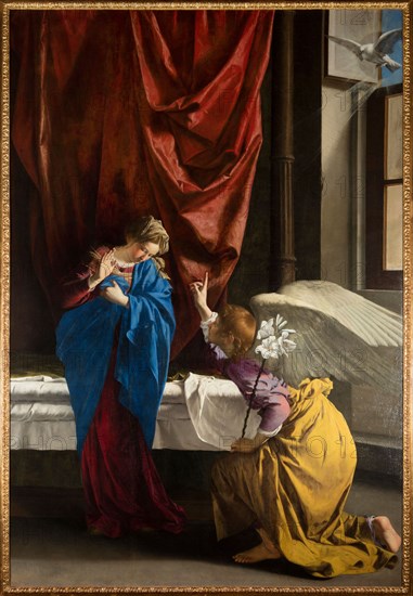 The Annunciation, 1623. Creator: Gentileschi, Orazio (1563-1638).