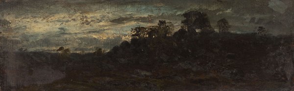 Barbizon, le soir.