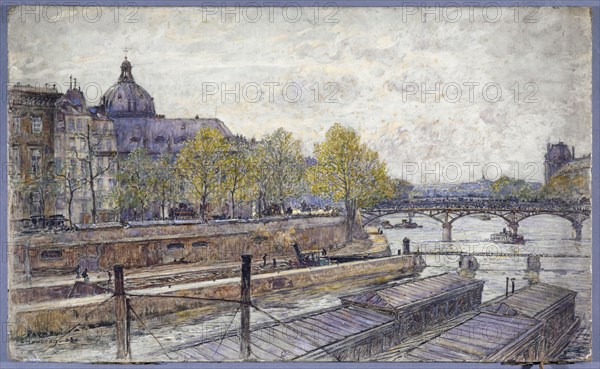 Quai Conti and the Pont des Arts, 1905.