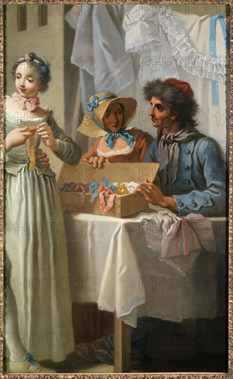 Le marchand de rubans (fragment), c1753.