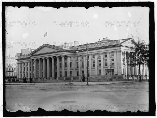 Treasury Building, between 1909 and 1914.