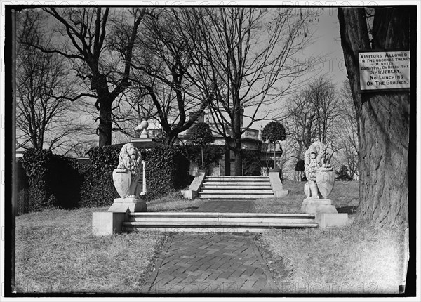Monticello - path, between 1914 and 1918.