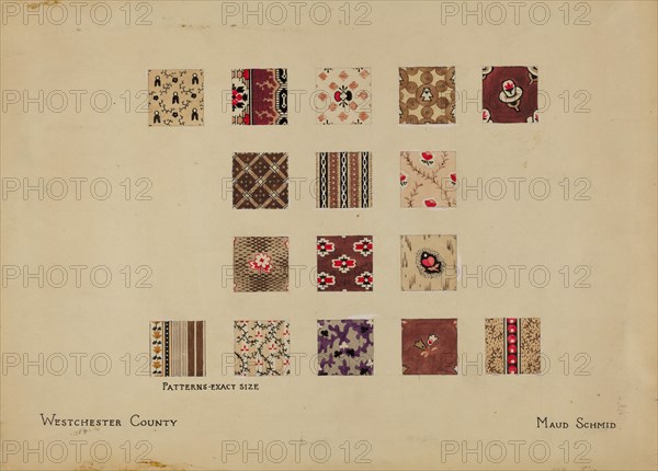 Friendship Quilt-Patchwork Section, c. 1936.