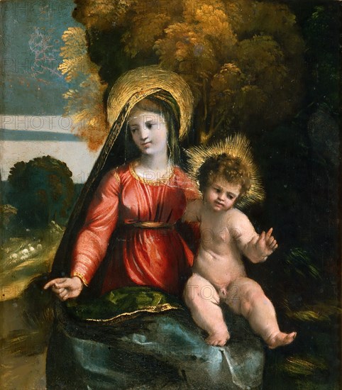 Madonna and Child, ca 1517. Creator: Dossi, Dosso (ca. 1486-1542).