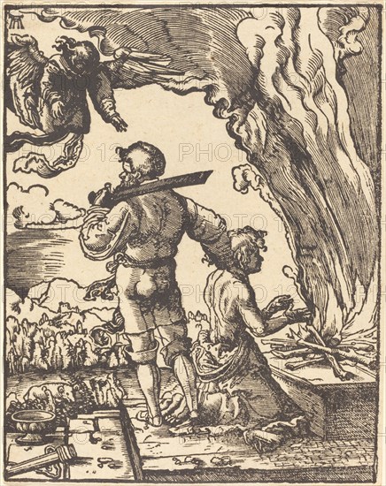 Abraham's Sacrifice, in or after 1520.