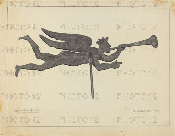 Weather Vane - Angel Gabriel, c. 1939.