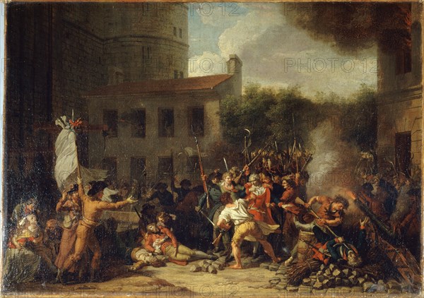 Storming of the Bastille, July 14, 1789.