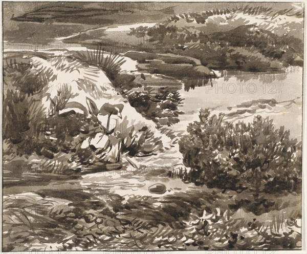 Corner of a Meadow with a Stream, 1800/1820.