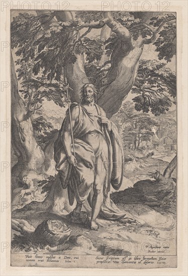 Saint John the Baptist in the wilderness, 1575-1675.