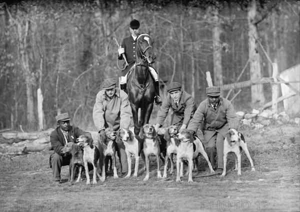 Edgewood Hunt, James Murphy, M.F.H. [master of foxhounds], 1912.