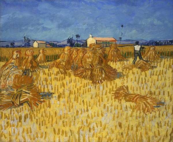 Harvest in Provence, 1888. Creator: Gogh, Vincent, van (1853-1890).