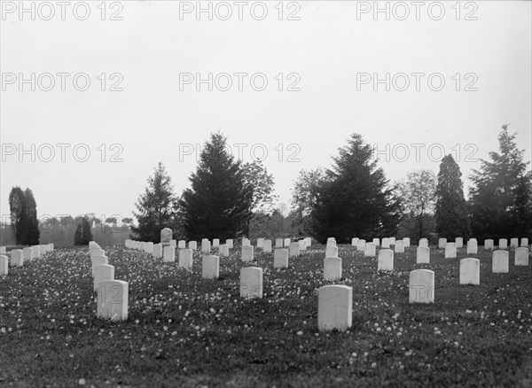 Arlington National Cemetery - Views, 1912. Creator: Harris & Ewing.