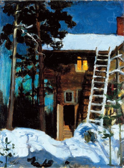 Kalela in winter, 1896. Private Collection.