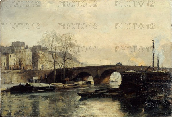 Pont Marie seen from Quai des Celestins, 1886.