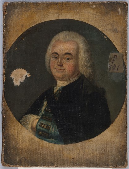 Portrait of man (vers1760), between 1755 and 1765.
