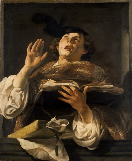 The Singer, 1620s. Creator: Terbrugghen, Hendrick Jansz (1588-1629).