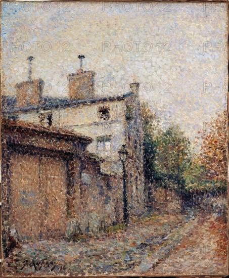 Maison de Balzac, rue Berton, in Passy, 1916.