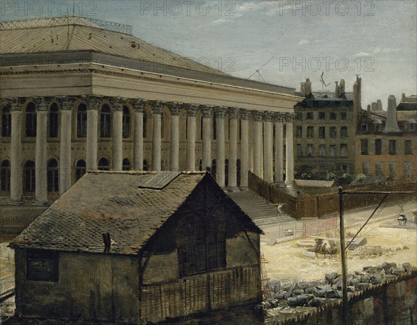 The Stock Exchange under construction, c1820.