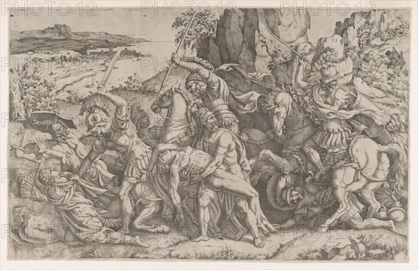 Battle around the Body of Patroclus, ca. 1543-ca. 1547.