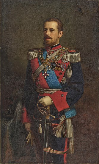 Portrait of Duke Eugen of Württemberg (1846-1877). Private Collection.