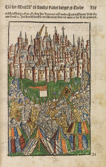 Koelhoffsche Chronik (Chronicle of Cologne), 1499. Private Collection.