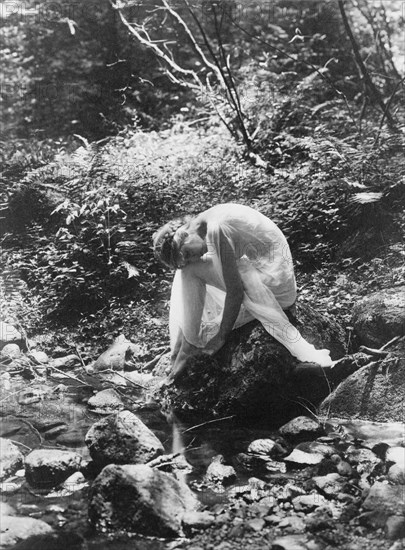 Wood-nymph, between 1900 and 1915. Creator: Frances Benjamin Johnston.