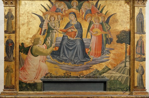Madonna della Cintola, 1450. Creator: Gozzoli, Benozzo (ca 1420-1497).