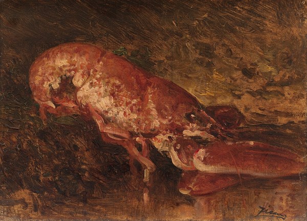 Nature morte au homard.