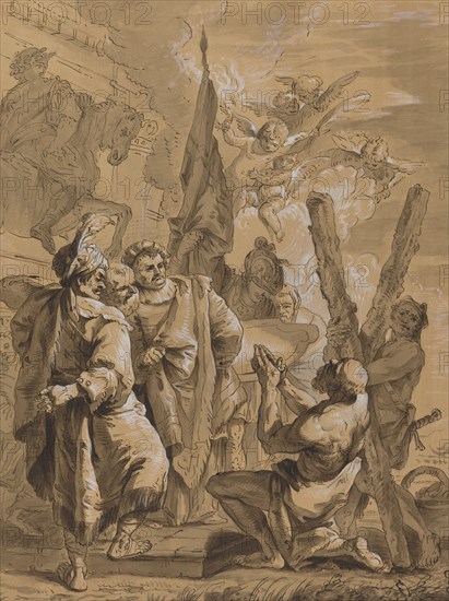 Martyrdom of Saint Andrew, 18th century.