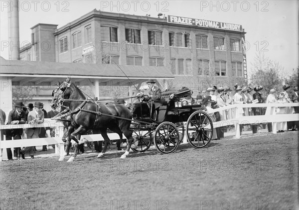 Horse Shows. Unidentified Men, Driving, 1911.