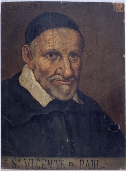 Portrait of Saint Vincent de Paul (1581-1660), c1660.