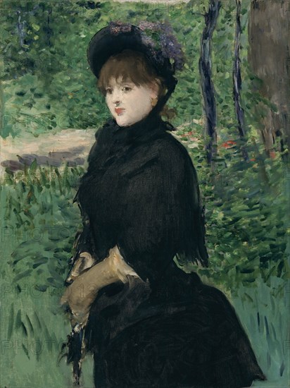 La Promenade (Madame Gamby), 1880. Creator: Manet, Édouard (1832-1883).