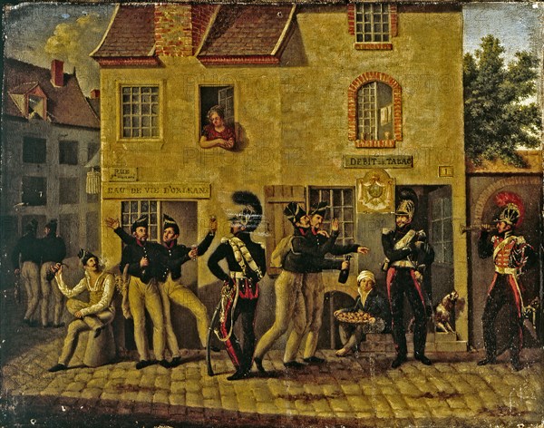 Marchand de vin, faubourg Saint-Honoré, c1820.