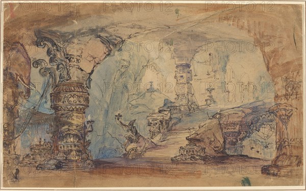 A Fantastic Underground Temple (Aladdin's Cave?).