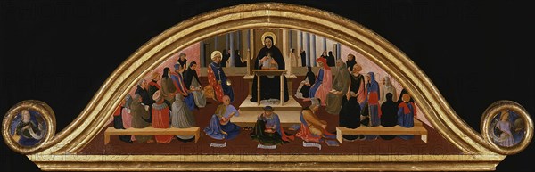 School of Thomas Aquinas, c. 1450. Creator: Strozzi, Zanobi (1412-1468).