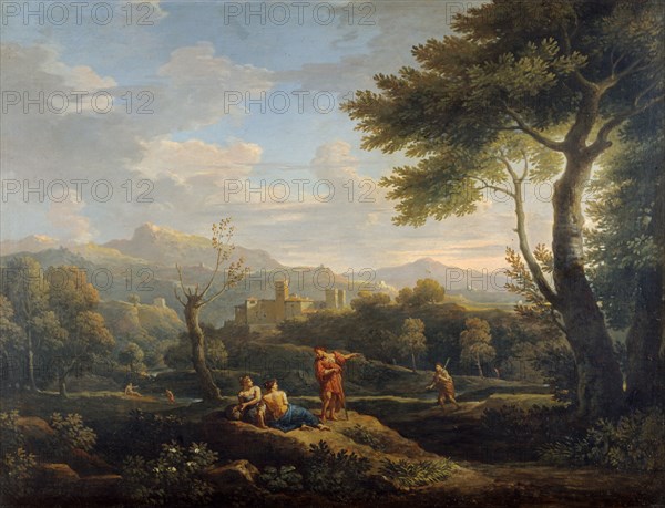 Italian landscape, between 1682 and 1749.