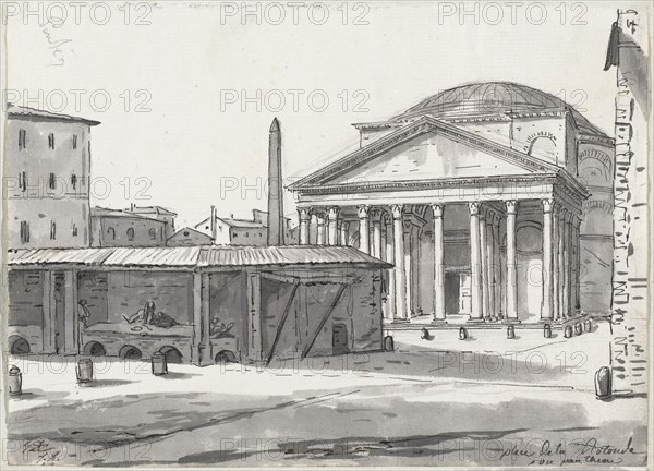 The Pantheon Seen from the Piazza, 1775/80.